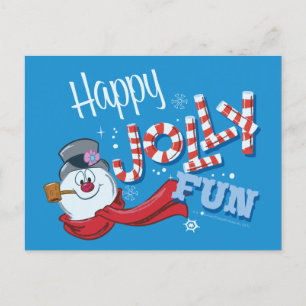 Cartes Pour Fêtes Annuelles Frosty the Snowman™   Joyeux Jolly Fun