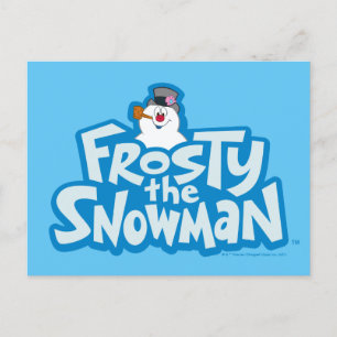 Cartes Pour Fêtes Annuelles Frosty the Snowman™ Logo empilé gelé