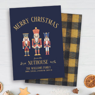 Cartes Pour Fêtes Annuelles Fun Bienvenue à Nuthouse Nutcracker Noël