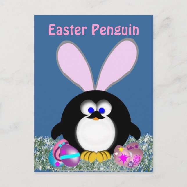 Cartes Pour Fêtes Annuelles Fun de Pâques (Devant)