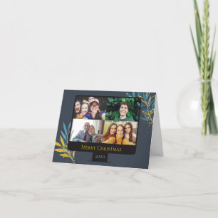Cartes Pour Fêtes Annuelles Fun Zoom écran vidéo avec photos personnalisées No