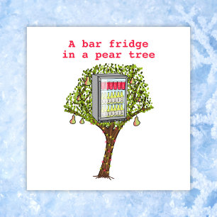 Cartes Pour Fêtes Annuelles Funny 12 jours de Noël perdrix poire plat