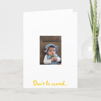 Cartes Pour Fêtes Annuelles Funny Baby Easter