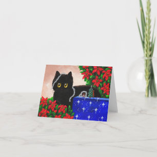 Cartes Pour Fêtes Annuelles Funny Christmas Cat Mouse Cadeau Créationarts