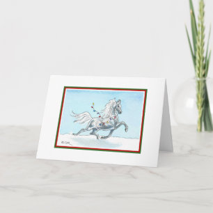 Cartes Pour Fêtes Annuelles Funny Christmas Horse Card
