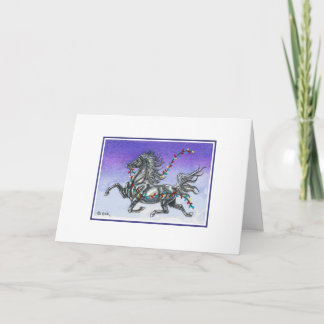 Cartes Pour Fêtes Annuelles Funny Christmas Horse Card
