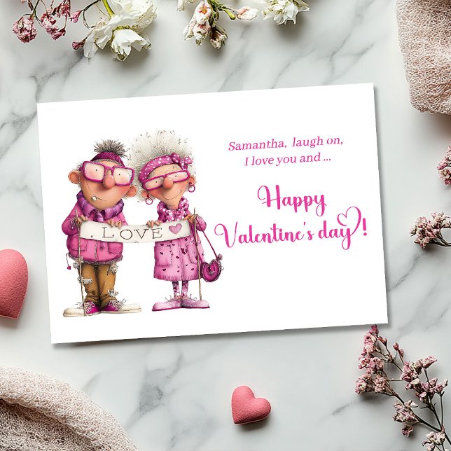 Cartes Pour Fêtes Annuelles Funny Fun Valentine Card Quirky Couple Humor (Funny Fun Valentine Card Quirky Couple Humor)