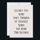 Cartes Pour Fêtes Annuelles Funny Go Away Card pour Coworker Boss, Humour<br><div class="desc">Ne sois pas égoïste ! Vous nous quittez pour des pâturages plus verts - Funny Going Away Card Cette carte hilarante torréfie avec plaisir votre collègue ou patron qui part pour leur nouvelle opportunité. Faites-leur savoir que vous les regretterez (en quelque sorte), alors que reconnaître leur carrière pourrait être un...</div>