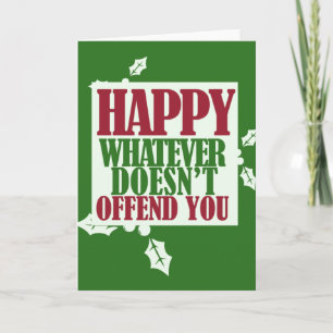 Cartes Pour Fêtes Annuelles Funny Joyeux Joyeux Vacances VS Joyeux humour de N