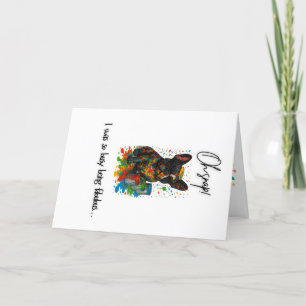 Cartes Pour Fêtes Annuelles Funny LGBT French Bulldog Birthday Card - Fierté