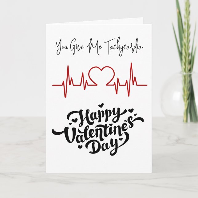 Cartes Pour Fêtes Annuelles Funny Médecin Médicale Nurse Valentines Day (Devant)