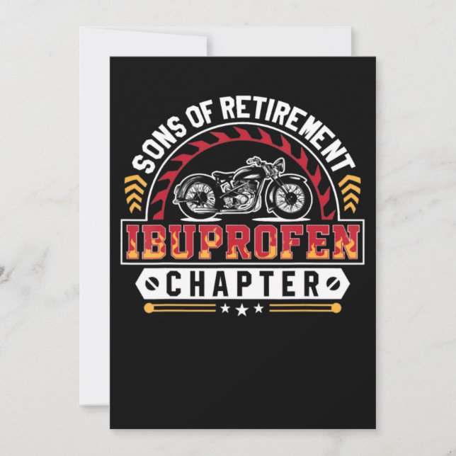 Cartes Pour Fêtes Annuelles funny motorcycle rider son or arthritis old riders (Devant)