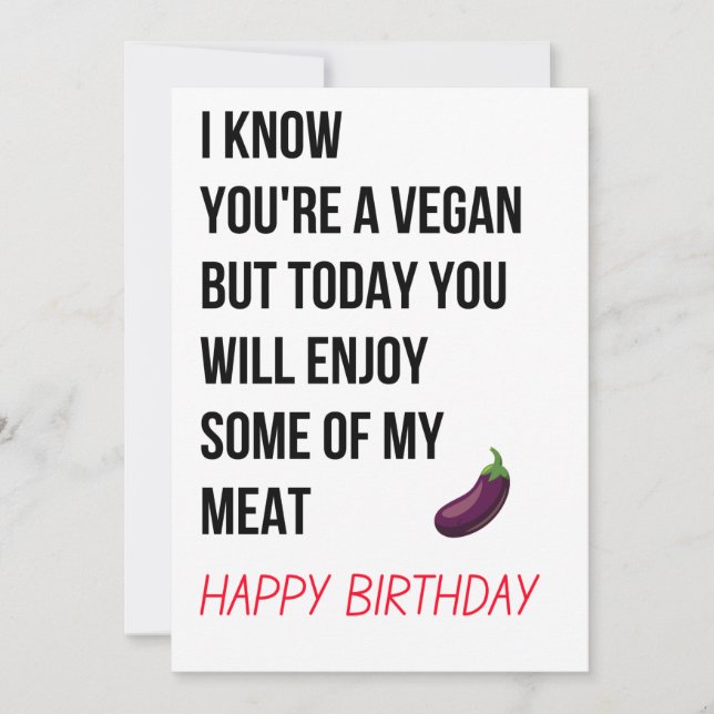 Cartes Pour Fêtes Annuelles Funny Naughty Dirty Happy Birthday Card pour elle (Devant)