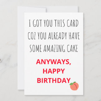 Cartes Pour Fêtes Annuelles Funny Naughty Happy Birthday Card pour elle & Lui