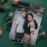 Cartes Pour Fêtes Annuelles Funny Naughty The Nice List Photo Noël<br><div class="desc">Une carte de Noël drôle avec une simple typographie la belle liste est tellement surchargée. salut stupide,  coquin sur le devant. Le dos est un support plaid motif. Cliquez sur le bouton Modifier pour customiser cette conception.</div>