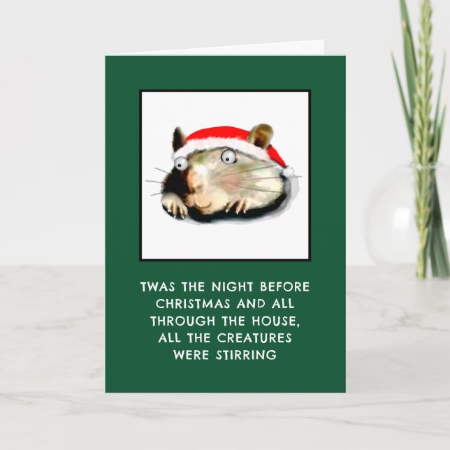 Cartes Pour Fêtes Annuelles Funny Noël adulte (Devant)