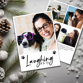 Cartes Pour Fêtes Annuelles Funny Pet Five Photo