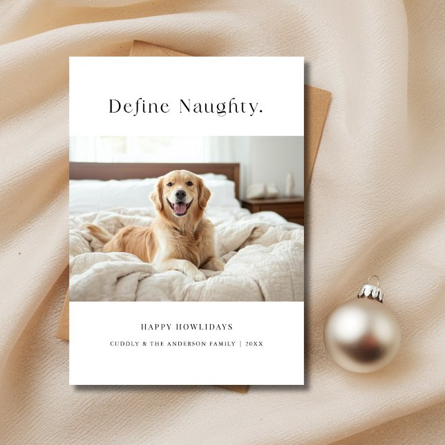 Cartes Pour Fêtes Annuelles Funny Pet Noël Définir Naughty Amoureux des chiens (Créateur téléchargé)