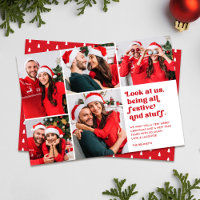 Funny Regardez-nous 5 Collage photo Noël