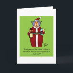 Cartes Pour Fêtes Annuelles Funny Romantic Christmas Card pour lui Spectickles<br><div class="desc">Joyeux Noël! Appréciez de répandre le rire avec cette carte de voeux romantique et hilarante de l'humour de Noël de l'artiste Bill Abbott; envoyez des rires avec vos meilleurs voeux cette saison des Fêtes. Le dessin de Bill Abbott "Spectickles" la bande dessinée de la communauté internationale a également paru dans...</div>