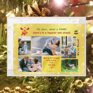 Cartes Pour Fêtes Annuelles Funny Rudolph Oh Deer Nous avons déplacé 5 Photos