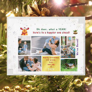 Cartes Pour Fêtes Annuelles Funny Rudolph Oh Deer Nous avons déplacé 5 photos