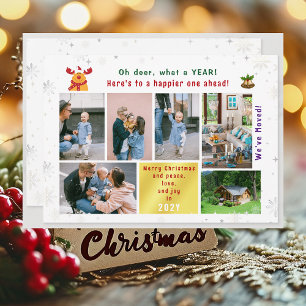 Cartes Pour Fêtes Annuelles Funny Rudolph Oh Deer Nous avons déplacé 6 Photos 