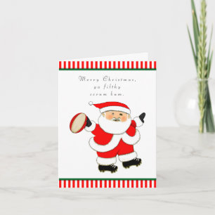 Cartes Pour Fêtes Annuelles Funny Rugby