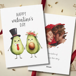 Cartes Pour Fêtes Annuelles Funny Saint-Valentin romantique Avocat Marié