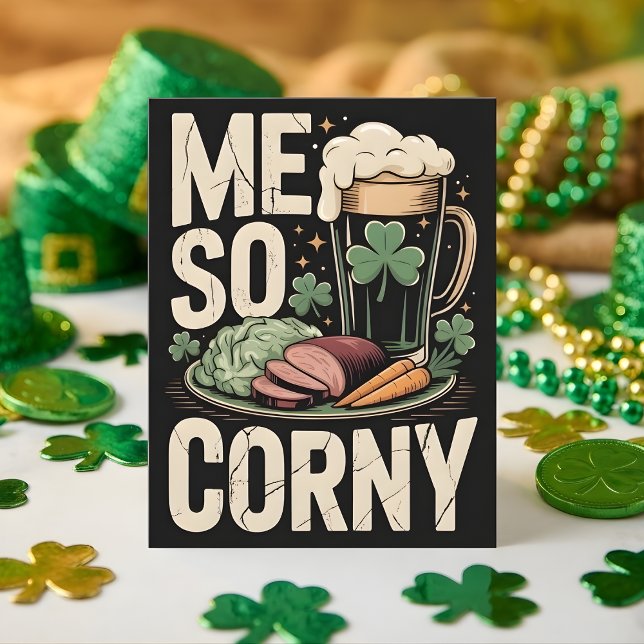 Cartes Pour Fêtes Annuelles Funny St Patrick’s Day Beer Card (Créateur téléchargé)