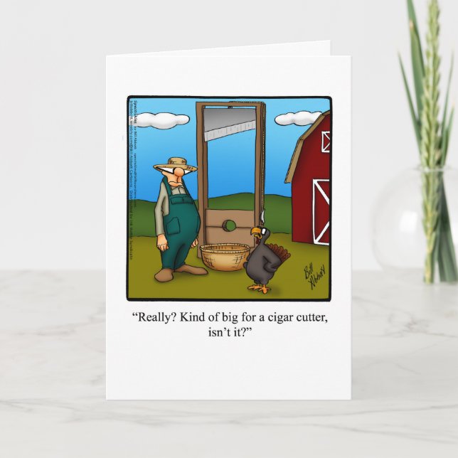 Cartes Pour Fêtes Annuelles Funny Thanksgiving Humor Greeting Card (Devant)
