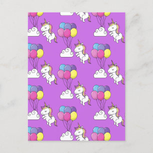 Cartes Pour Fêtes Annuelles Funny Unicorn Motif Magic Horse