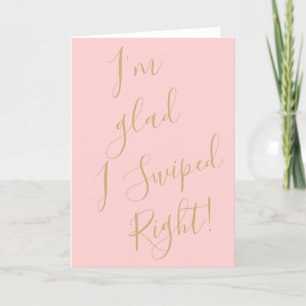 Cartes Pour Fêtes Annuelles Funny Valentine Day Card Je suis content que j'ai 