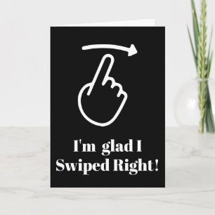 Cartes Pour Fêtes Annuelles Funny Valentine Day Card Je suis content que j'ai