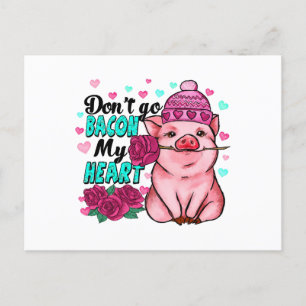 Cartes Pour Fêtes Annuelles Funny Valentine's Day for Farm Animals amoureux 💖