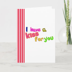 Cartes Pour Fêtes Annuelles Funny Valentine's day_ kiss Card