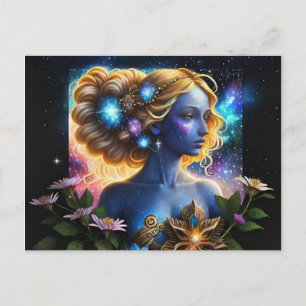 Cartes Pour Fêtes Annuelles *~* Galactique Femmes Imaginaire Cosmique AP58 Gal