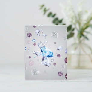 Cartes Pour Fêtes Annuelles Galaxie de diamant 3