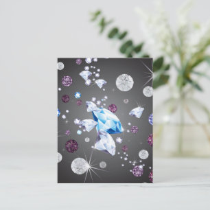 Cartes Pour Fêtes Annuelles Galaxie de diamant 5
