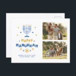 Cartes Pour Fêtes Annuelles Galerie de 2 Photo "Happy Hanoukka"<br><div class="desc">Galerie photo Festive 2 Happy Hanoukka cartes postales.</div>