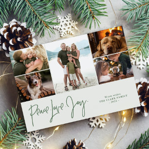 Cartes Pour Fêtes Annuelles Galerie de photos "Peace Love Joy" 5