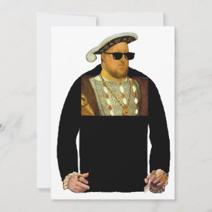 Cartes Pour Fêtes Annuelles Gangsta Henry VIII