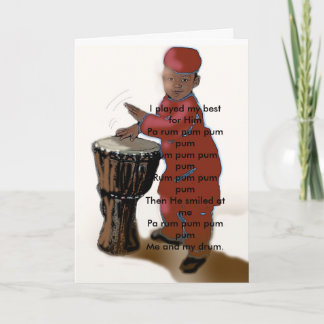 Cartes Pour Fêtes Annuelles Garçon de batteur