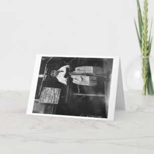 Cartes Pour Fêtes Annuelles Garçon en prière châle pendant le Nouvel An juif