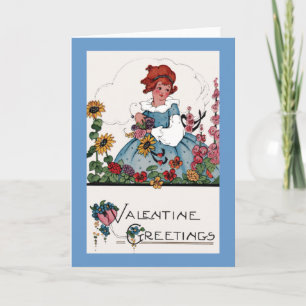 Cartes Pour Fêtes Annuelles Garden Valentine Salutation