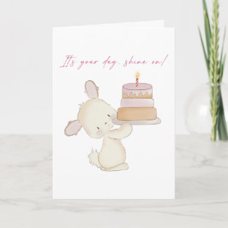 Cartes Pour Fêtes Annuelles Gâteau lourd, cœur heureux