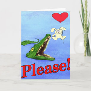 Cartes Pour Fêtes Annuelles Gator Valentine