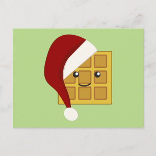 Cartes Pour Fêtes Annuelles gaufre de Noël