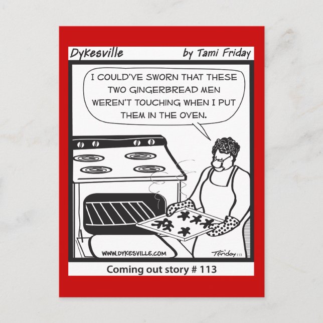 Cartes Pour Fêtes Annuelles Gay gingerbread Men (Devant)