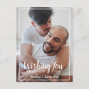 Cartes Pour Fêtes Annuelles Gay Olde Noël LGBTQ Holiday